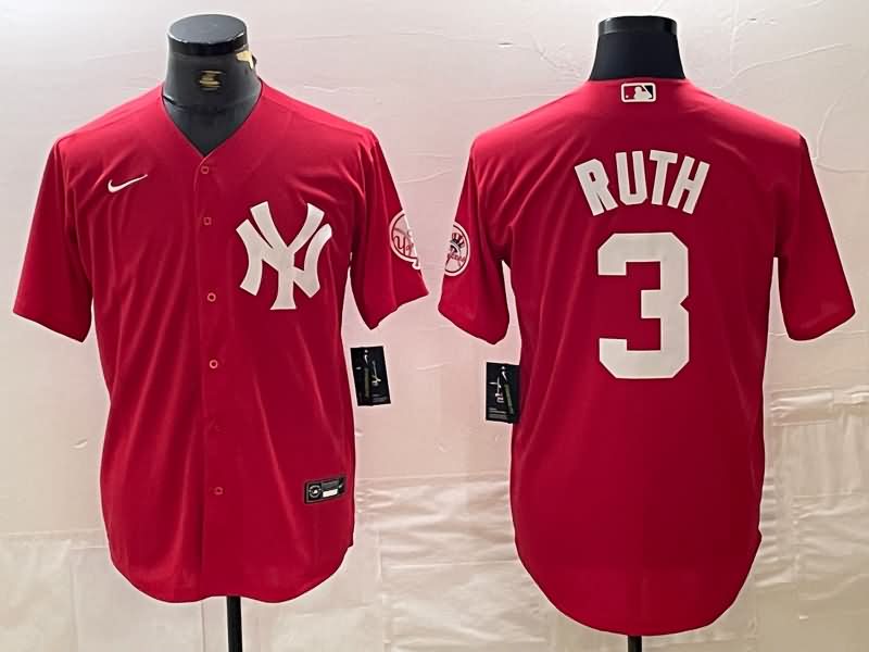 New York Yankees Red MLB Jersey