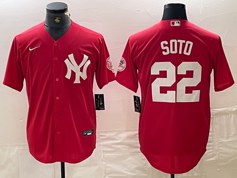 New York Yankees Red MLB Jersey