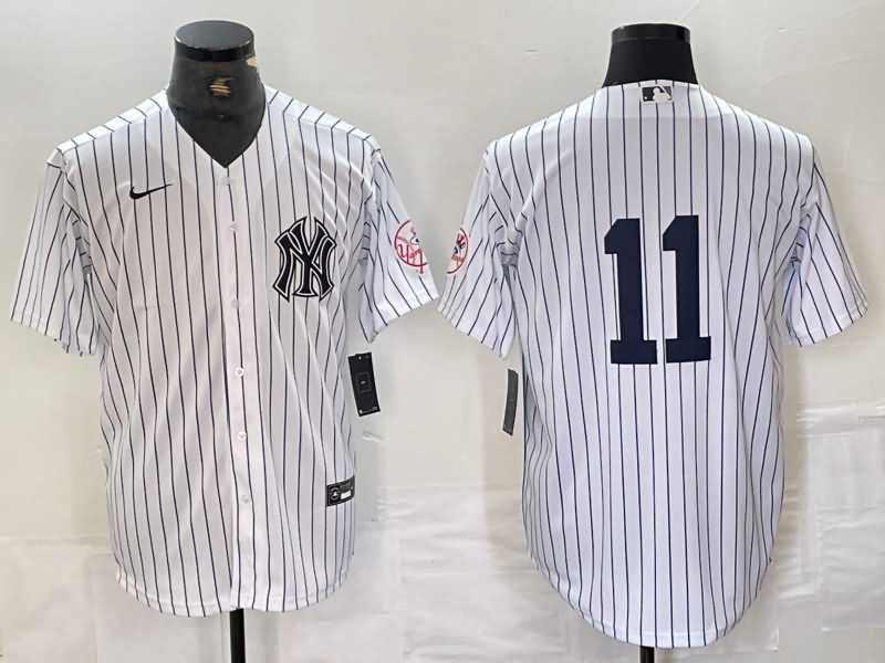 New York Yankees White MLB Jersey 04