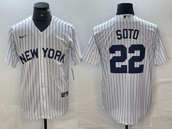 New York Yankees White MLB Jersey 05