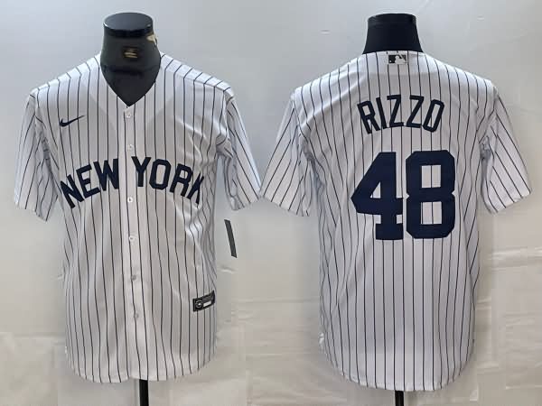 New York Yankees White MLB Jersey 05