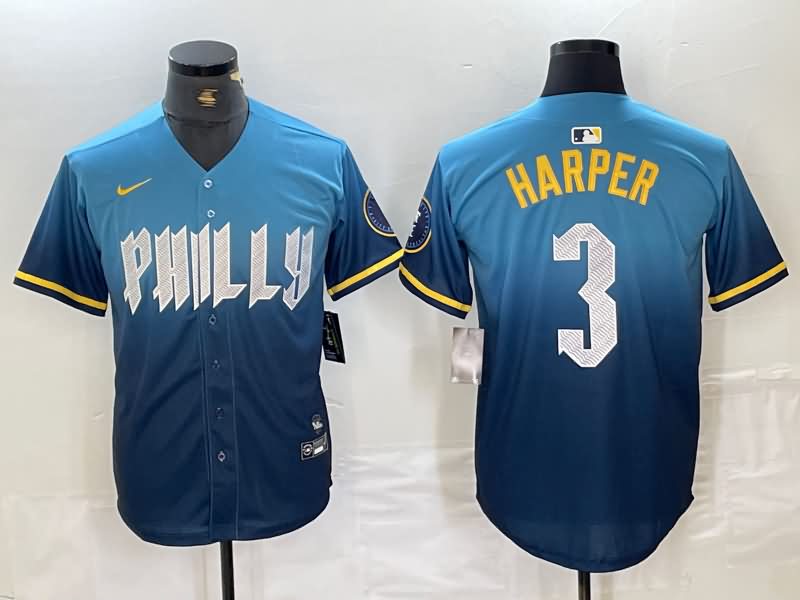 Philadelphia Phillies Blue MLB Jersey