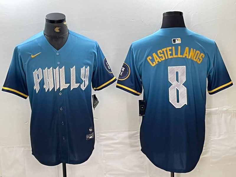 Philadelphia Phillies Blue MLB Jersey