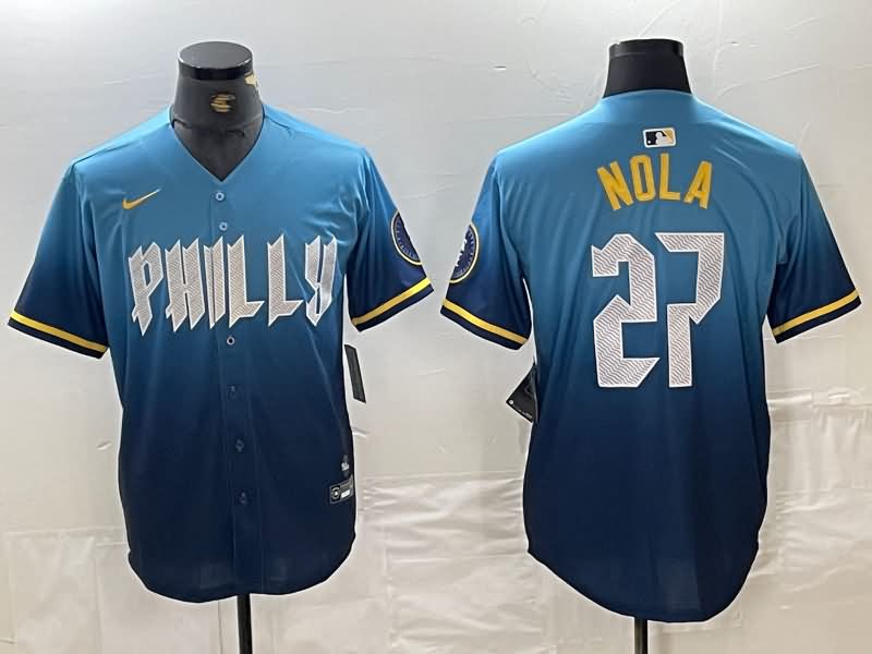 Philadelphia Phillies Blue MLB Jersey