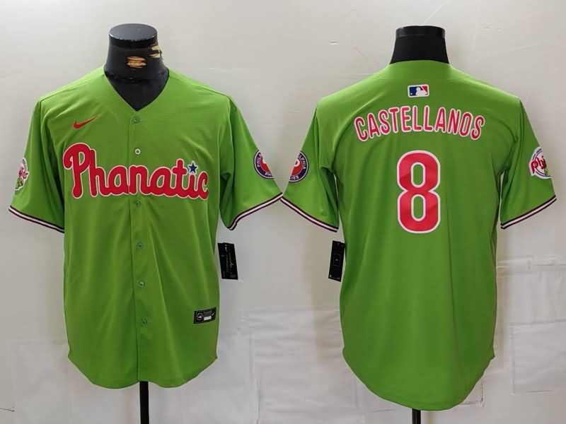 Philadelphia Phillies Green MLB Jersey 02