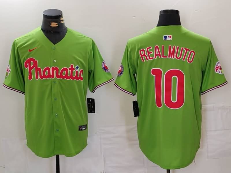 Philadelphia Phillies Green MLB Jersey 02