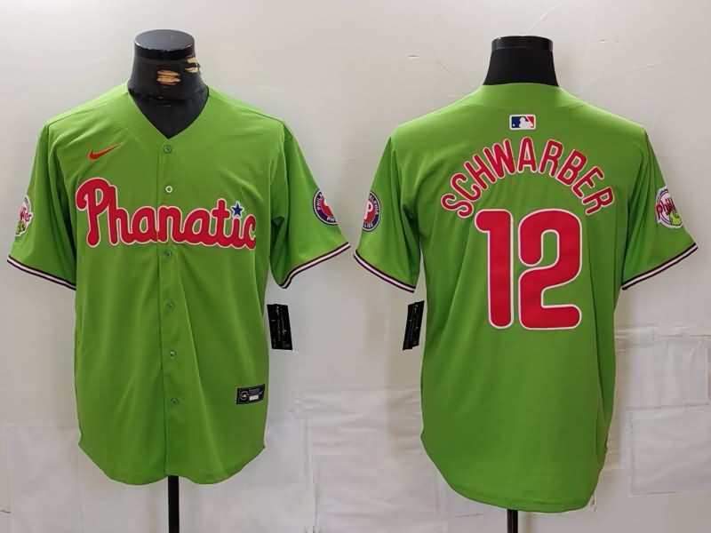 Philadelphia Phillies Green MLB Jersey 02