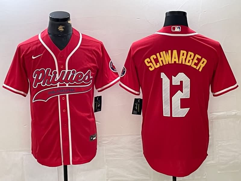 Philadelphia Phillies Red MLB Jersey 03