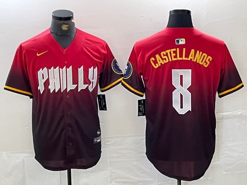 Philadelphia Phillies Red MLB Jersey 04