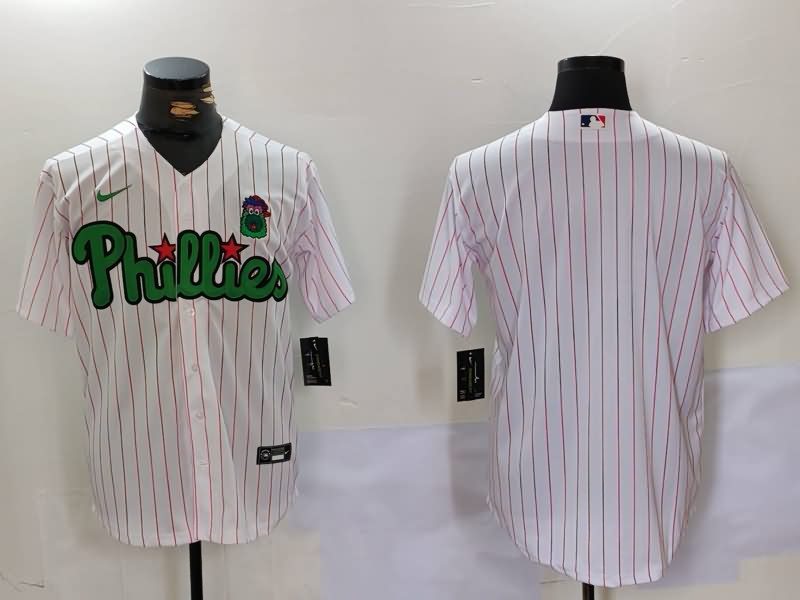 Philadelphia Phillies White MLB Jersey 03