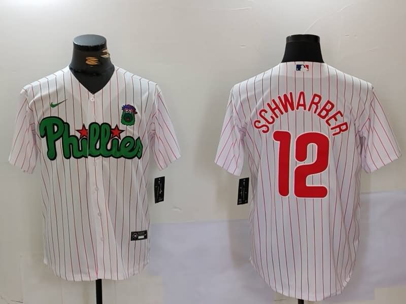 Philadelphia Phillies White MLB Jersey 03