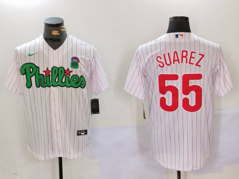 Philadelphia Phillies White MLB Jersey 03