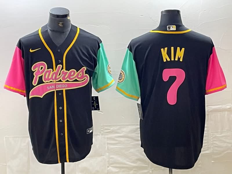 San Diego Padres Black MLB Jersey 04