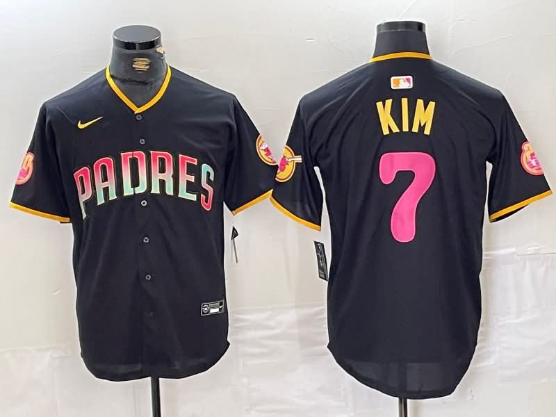 San Diego Padres Black MLB Jersey 06