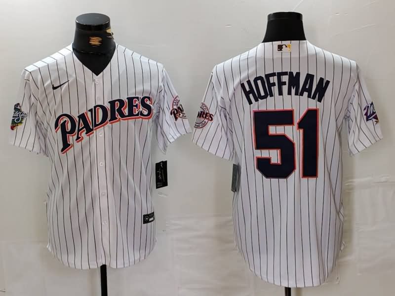 San Diego Padres White Retro MLB Jersey