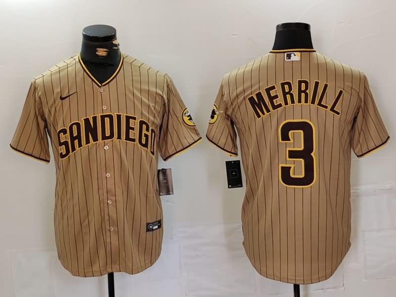 San Diego Padres Tan MLB Jersey