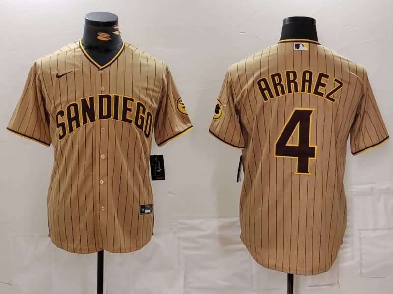 San Diego Padres Tan MLB Jersey