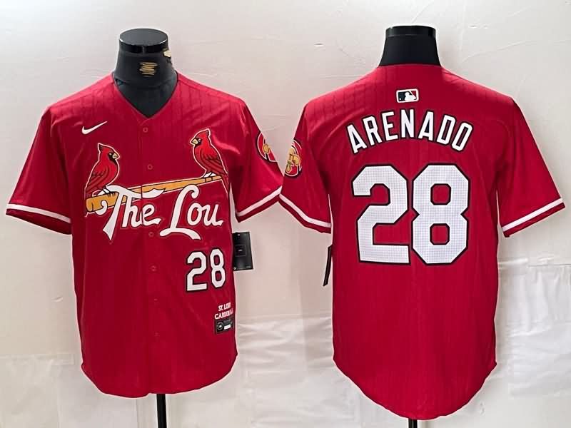 St. Louis Cardinals Red MLB Jersey 02