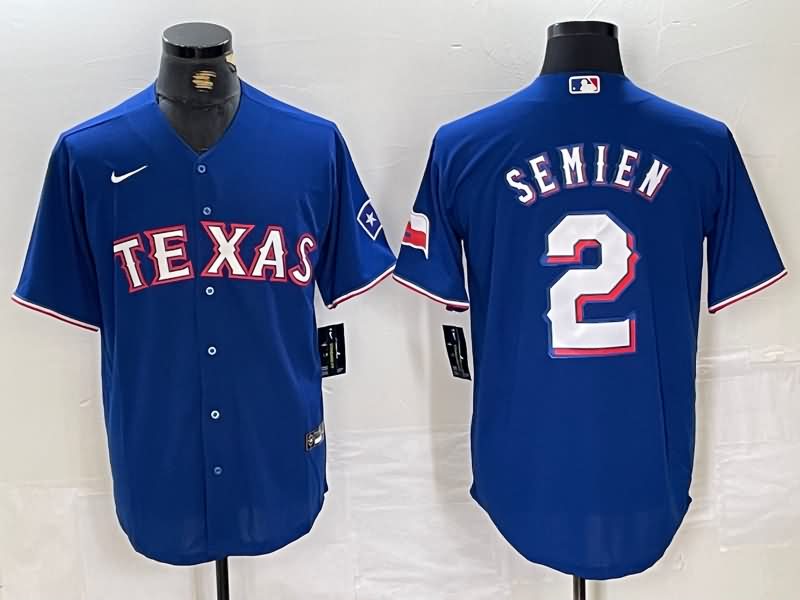 Texas Rangers Blue MLB Jersey