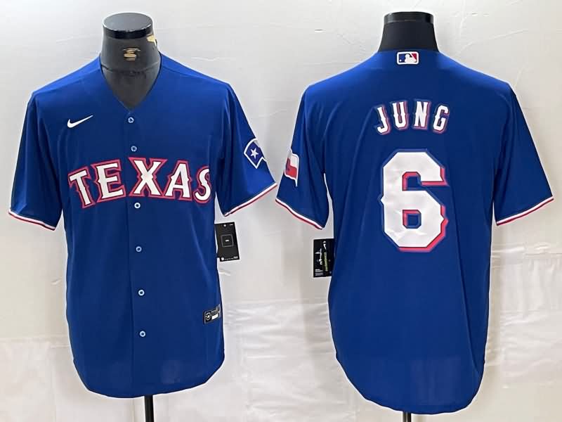 Texas Rangers Blue MLB Jersey