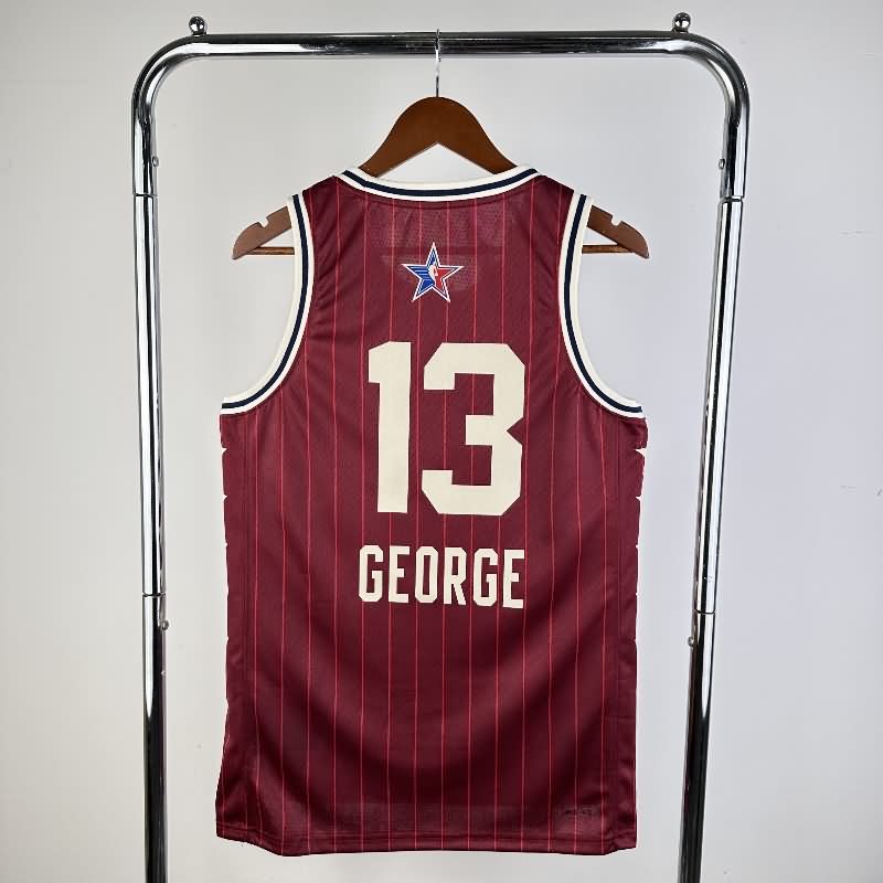 ALL-STAR 2024 Red Basketball Jersey (Hot Press)