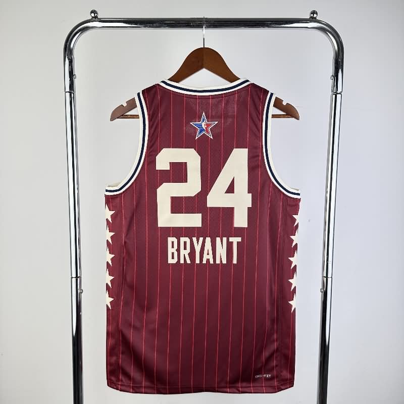 ALL-STAR 2024 Red Basketball Jersey (Hot Press)