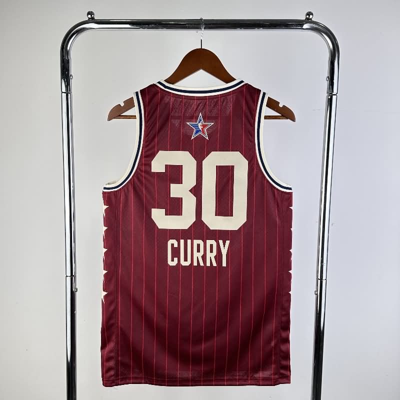 ALL-STAR 2024 Red Basketball Jersey (Hot Press)