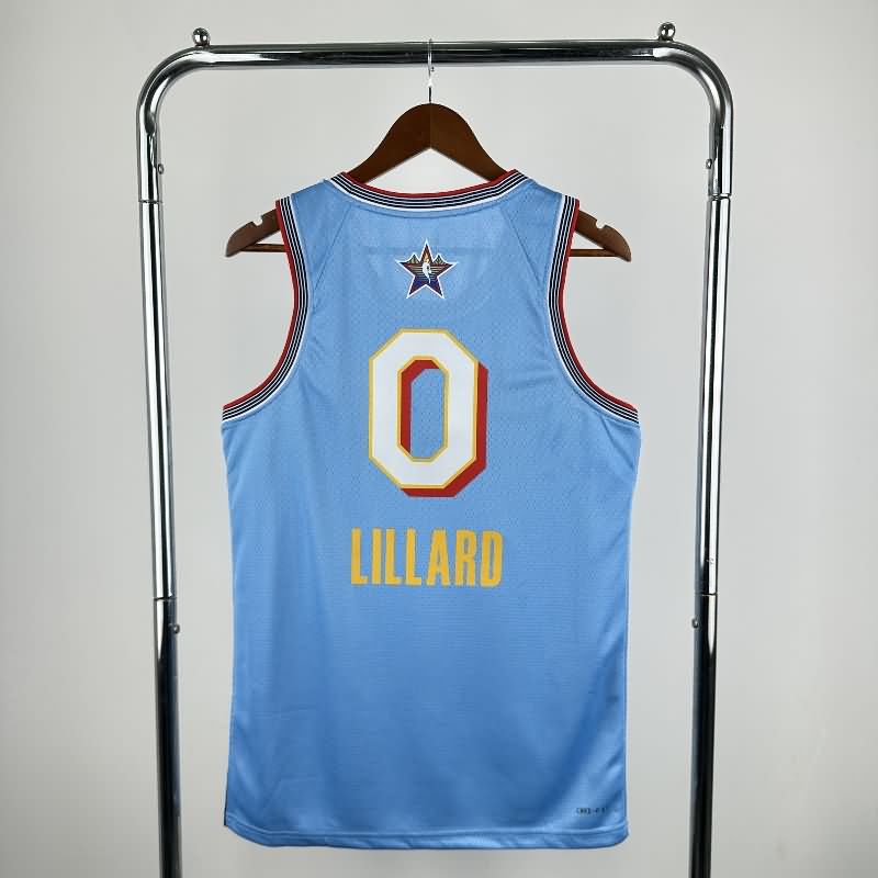 ALL-STAR 2025 Blue Basketball Jersey (Hot Press)