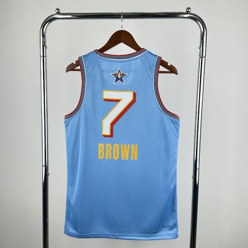 ALL-STAR 2025 Blue Basketball Jersey (Hot Press)