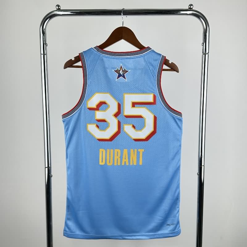 ALL-STAR 2025 Blue Basketball Jersey (Hot Press)