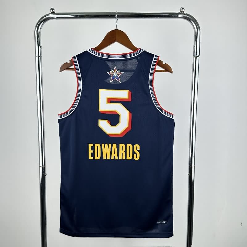 ALL-STAR 2025 Dark Blue Basketball Jersey (Hot Press)