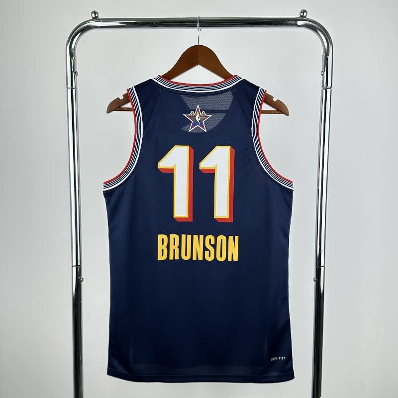 ALL-STAR 2025 Dark Blue Basketball Jersey (Hot Press)