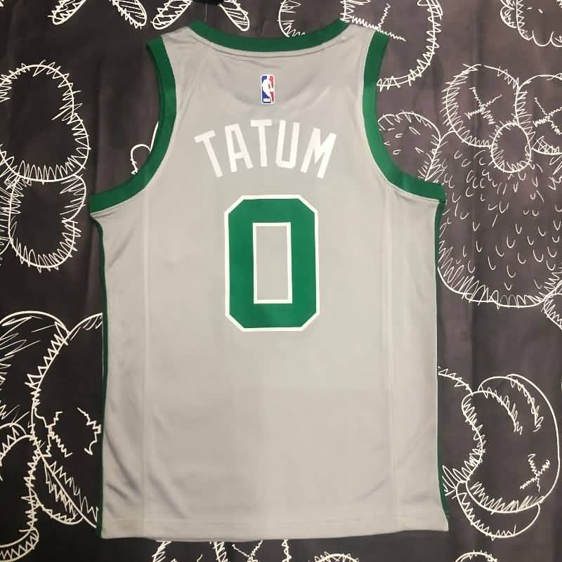 Boston Celtics Grey Basketball Jersey (Hot Press)