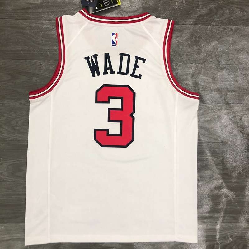 Chicago Bulls White Classics Basketball Jersey (Hot Press)