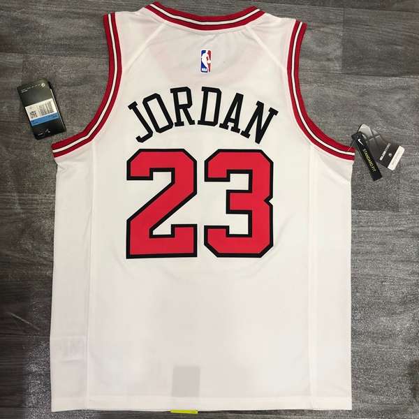 Chicago Bulls White Classics Basketball Jersey (Hot Press)