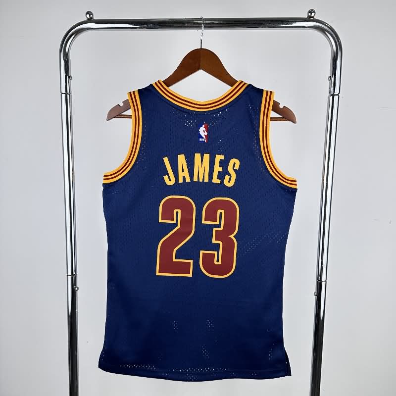 Cleveland Cavaliers 2015/16 Dark Blue Classics Basketball Jersey (Hot Press)