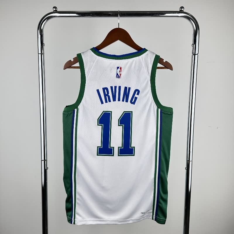 Dallas Mavericks 21/22 White City Basketball Jersey (Hot Press)