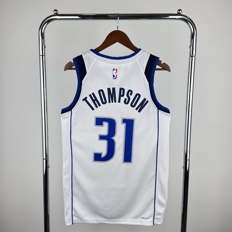 Dallas Mavericks 22/23 White Basketball Jersey (Hot Press)