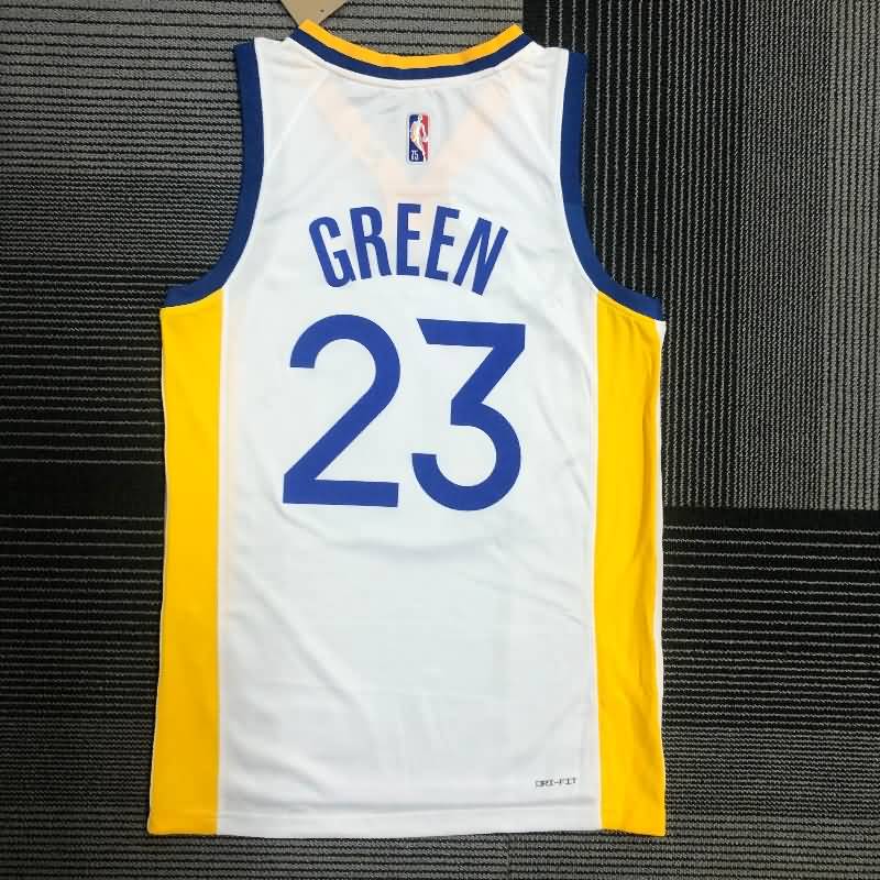 Golden State Warriors 21/22 White Basketball Jersey (Hot Press)