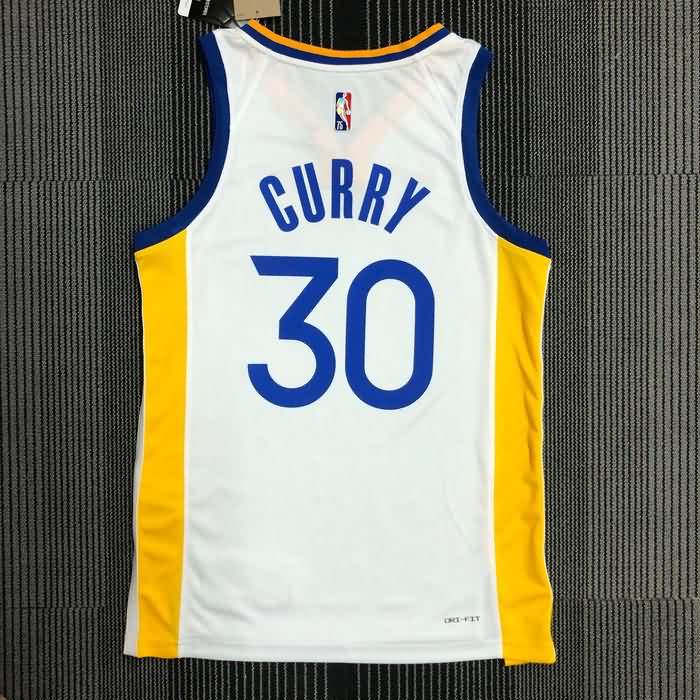 Golden State Warriors 21/22 White Basketball Jersey (Hot Press)