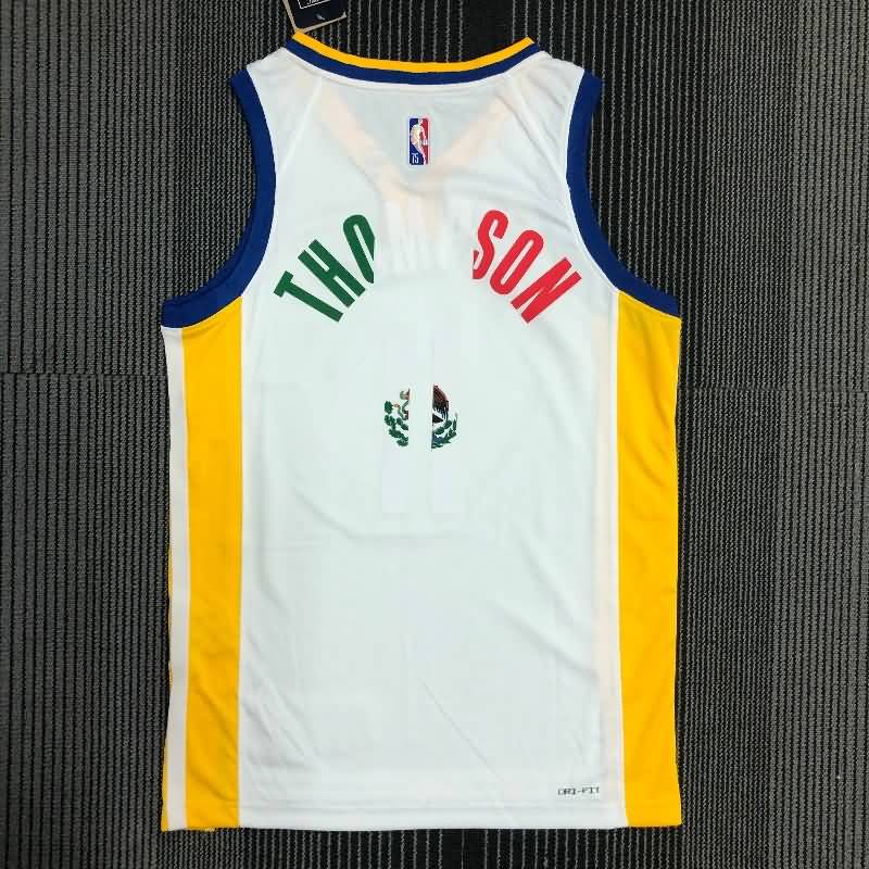 Golden State Warriors 21/22 White Basketball Jersey 02 (Hot Press)