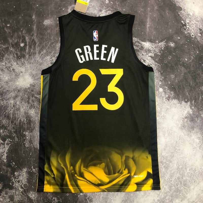 Golden State Warriors 22/23 Black City Basketball Jersey (Hot Press)