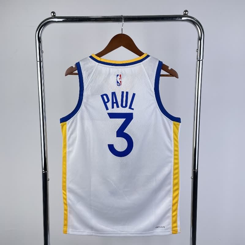 Golden State Warriors 22/23 White Basketball Jersey (Hot Press)