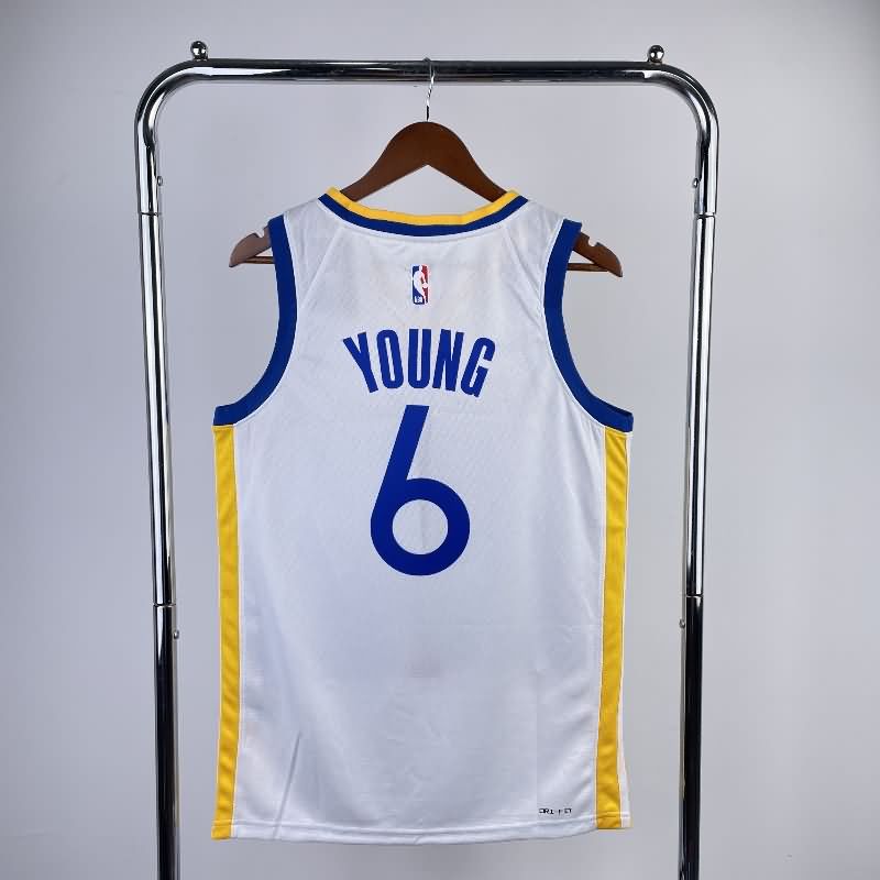 Golden State Warriors 22/23 White Basketball Jersey (Hot Press)