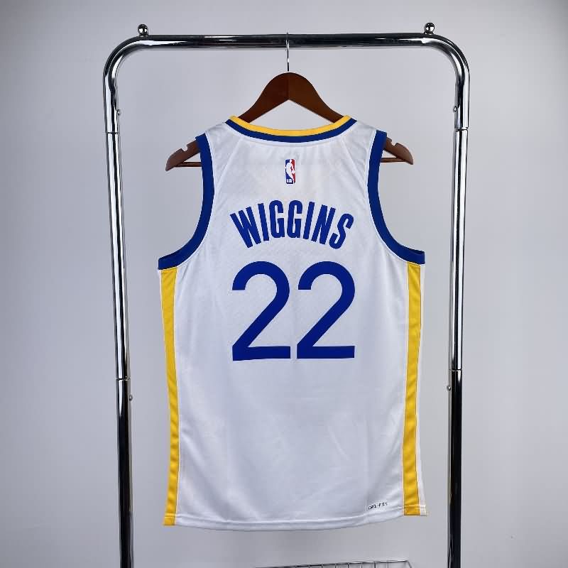 Golden State Warriors 22/23 White Basketball Jersey (Hot Press)