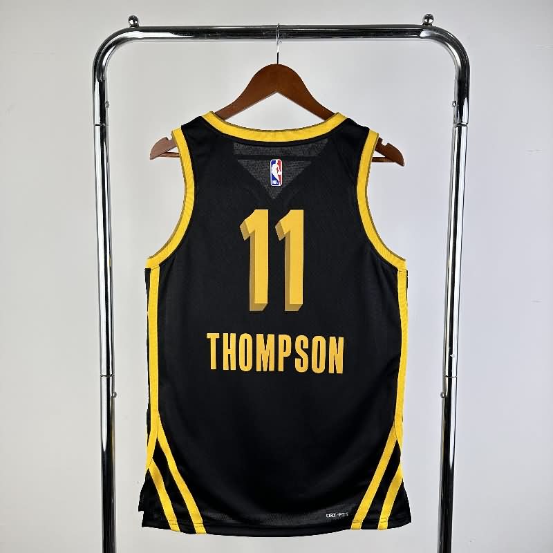 Golden State Warriors 23/24 Black City Basketball Jersey (Hot Press)