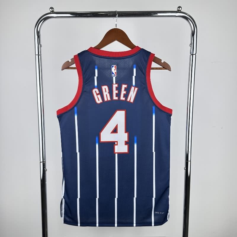 Houston Rockets 22/23 Dark Blue City Basketball Jersey (Hot Press)