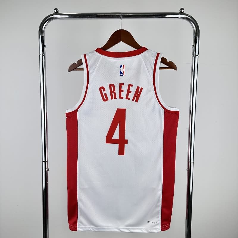 Houston Rockets 22/23 White Basketball Jersey (Hot Press)