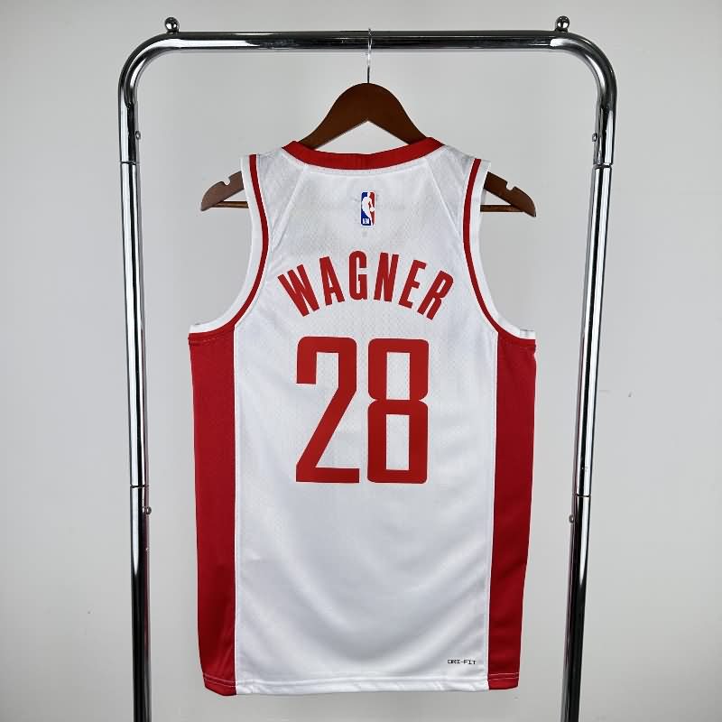 Houston Rockets 22/23 White Basketball Jersey (Hot Press)