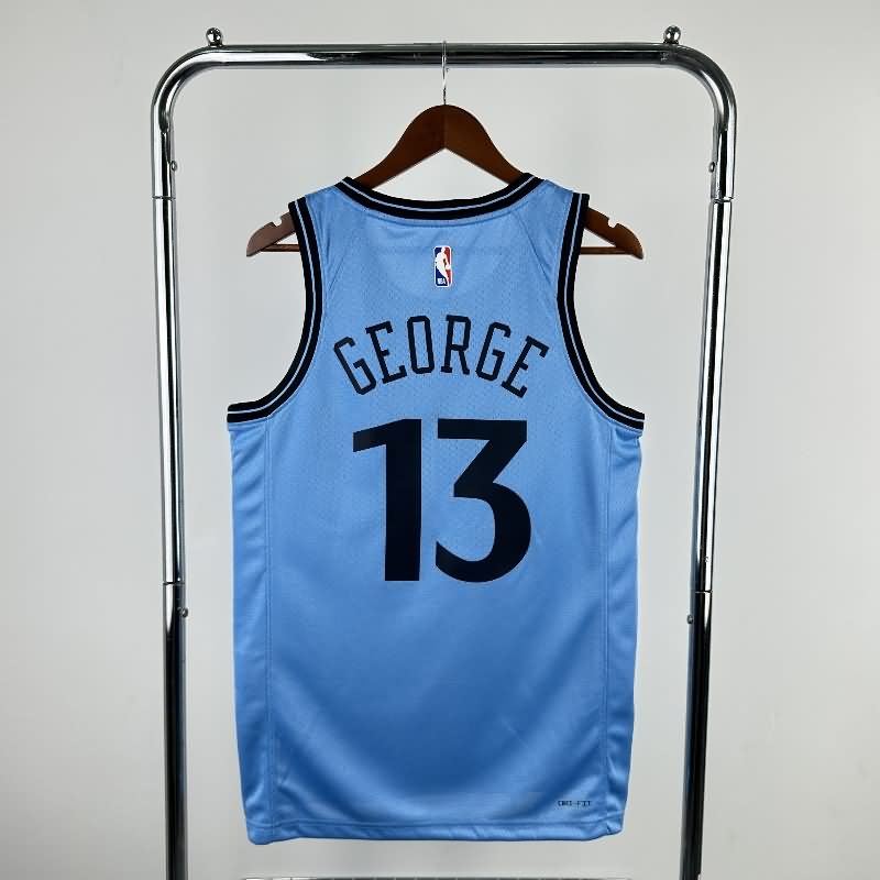 Los Angeles Clippers 24/25 Blue City Basketball Jersey (Hot Press)